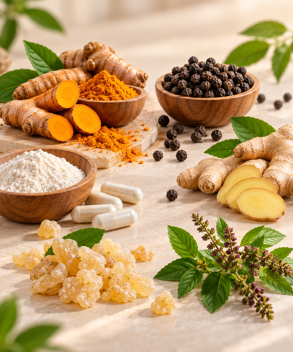 Turmeric and boswellia